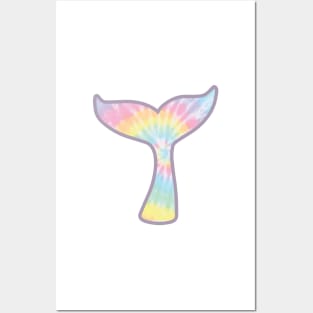 Mermaid Tail - tie dye Posters and Art